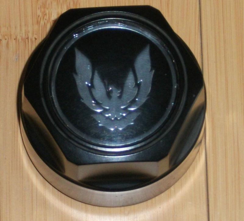 Pontiac firebird trans-am center cap black/silver
