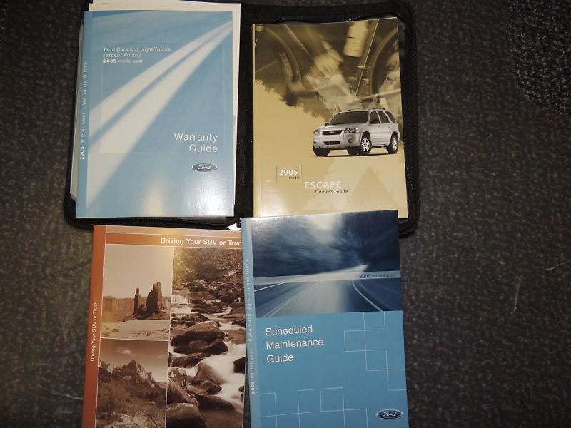 2005 ford escape owners manuals 