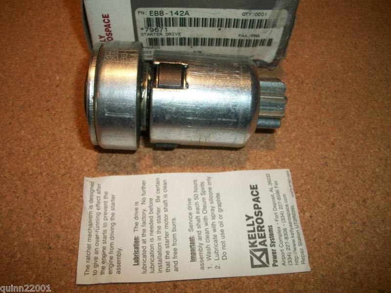 New starter bendix drive ebb-142a 79671 by kelly aerospace