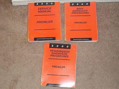 2000 plymouth prowler service manual set