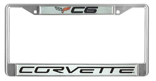 New c6 corvette license plate frame