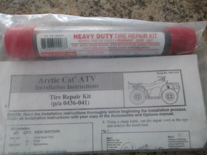 Arctic cat atv heavy duty tire repair kit 0436-041