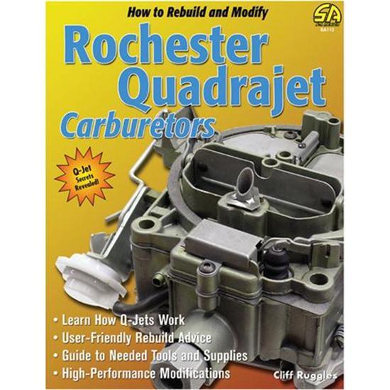 New how to build & modify rochester quadrajet carb/carburetors book, 128 pages