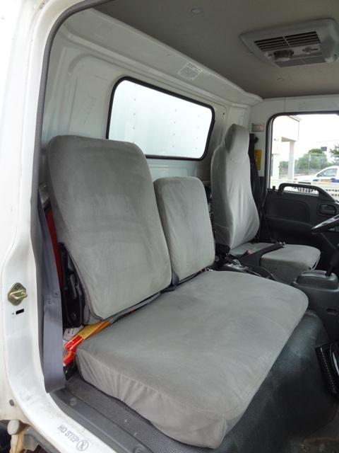 Exact seat covers: 1995-2007 isuzu npr truck split front-row in gray twill
