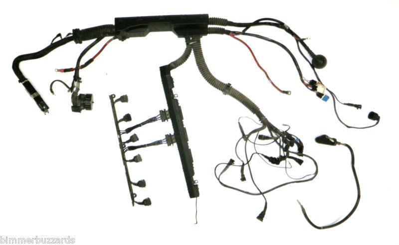 Bmw e36 92-95 obd1 m50 vanos manual main engine wiring harness e30 swap complete