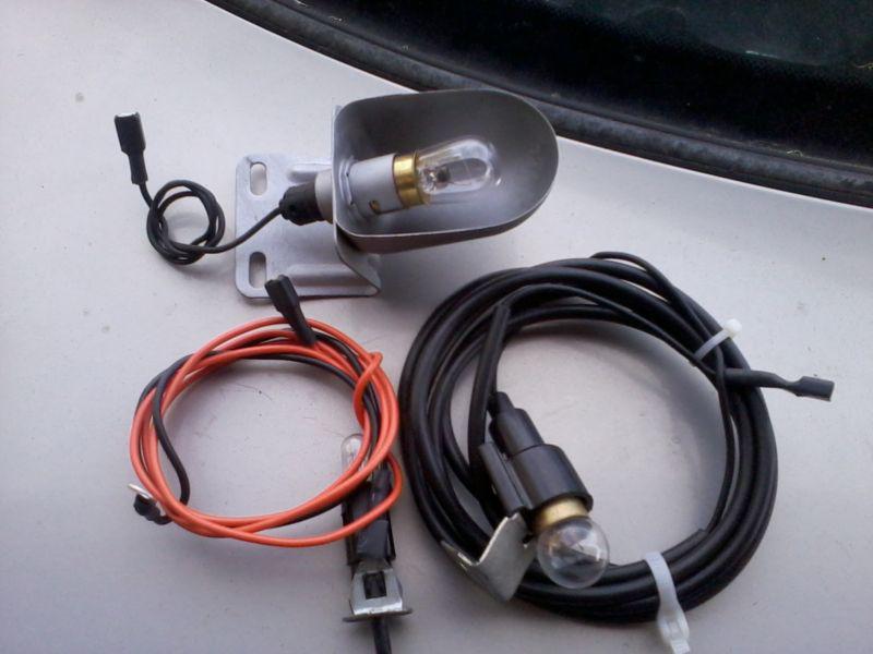     under hood   light & trunk light 12v -6v +glove box  light