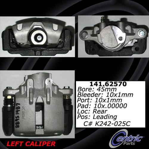 Centric 141.62569 rear brake caliper-premium semi-loaded caliper