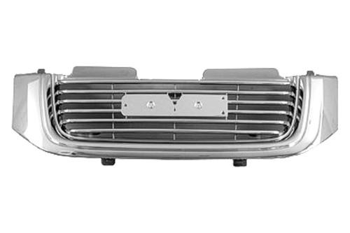 Replace gm1200487 - 2002 gmc envoy grille brand new truck suv grill oe style