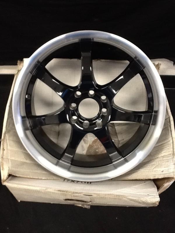 #tig 17x7.5 wheels set of 4 17inch 17in 17 inch rims rim black wheel staggered 1