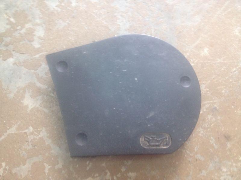 02 yamaha grizzly 660 oil dip stick motor engine cover plastic guard 