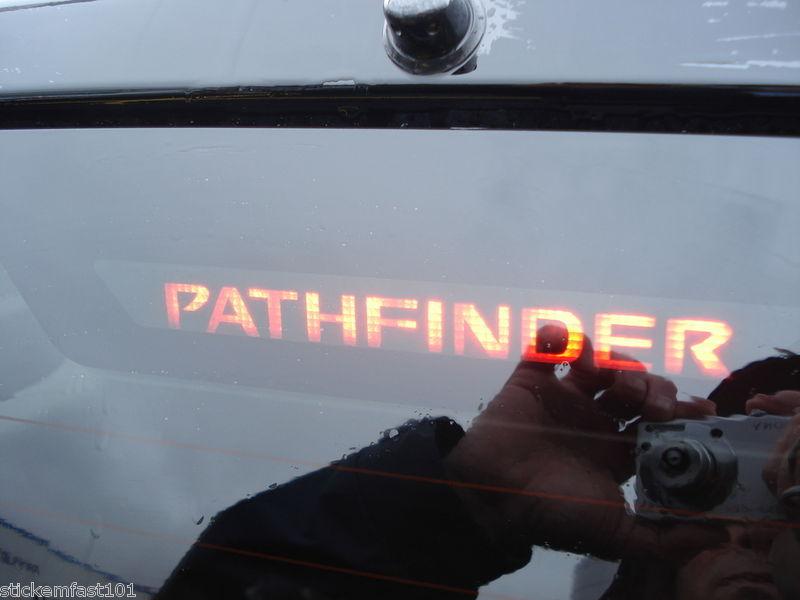 Nissan pathfinder 3rd brake light decal overlay 05 06 07 08 09 2010 2011 2012