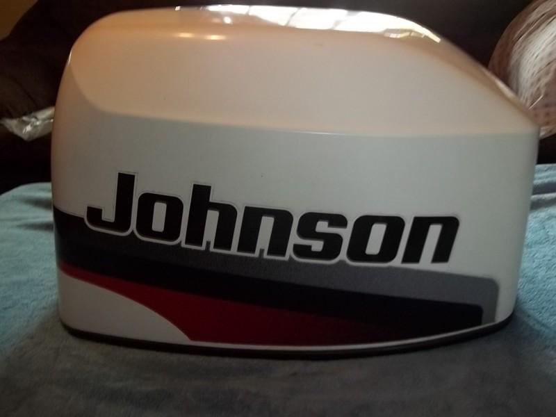Johnson 35 25 hp jet 2 stroke 3 cylinder hood top cowl cowling shroud excellent 