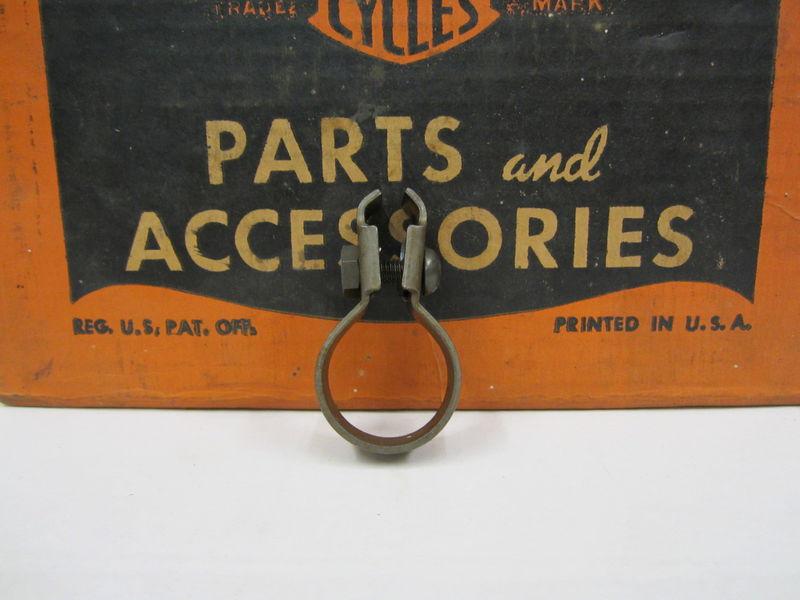 Harley knucklehead vl wl wla wlc 45 handlebar  control cable clamps
