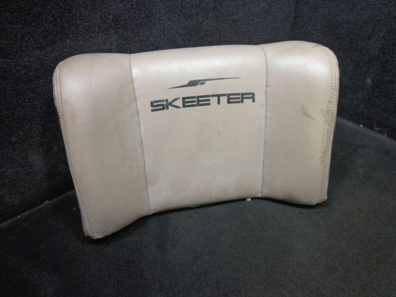 Skeeter bass boat step seat back brown - #dr166 includes 1 step seat cushion 
