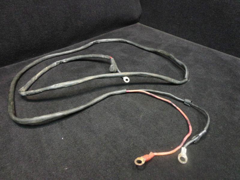 9 ft battery cable off of a suzuki 1987 dt 55 hp outboard engine~wiring~587