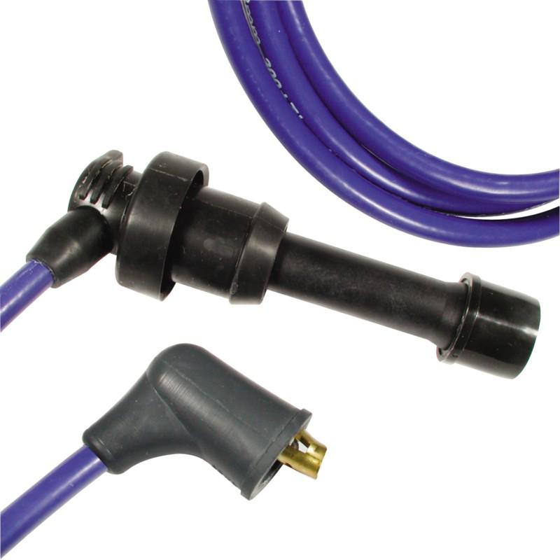 Accel 7921b custom fit 300+ thunder sport spark plug wire set blue 8mm