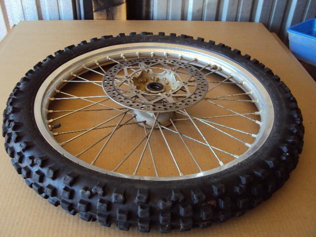 98' yamaha yz400 yz-400 f yz400f / 21" front wheel with rotor