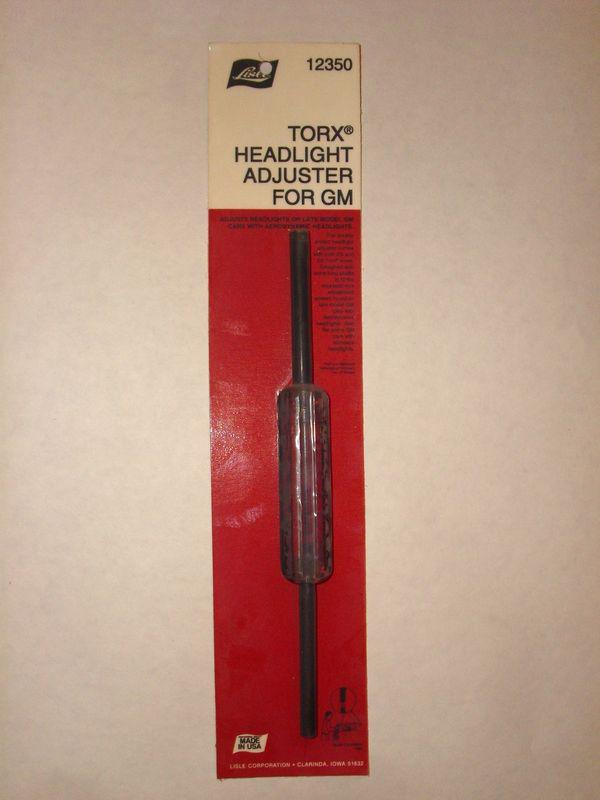 Lisle torx headlight adjuster for gm 12350 made in usa