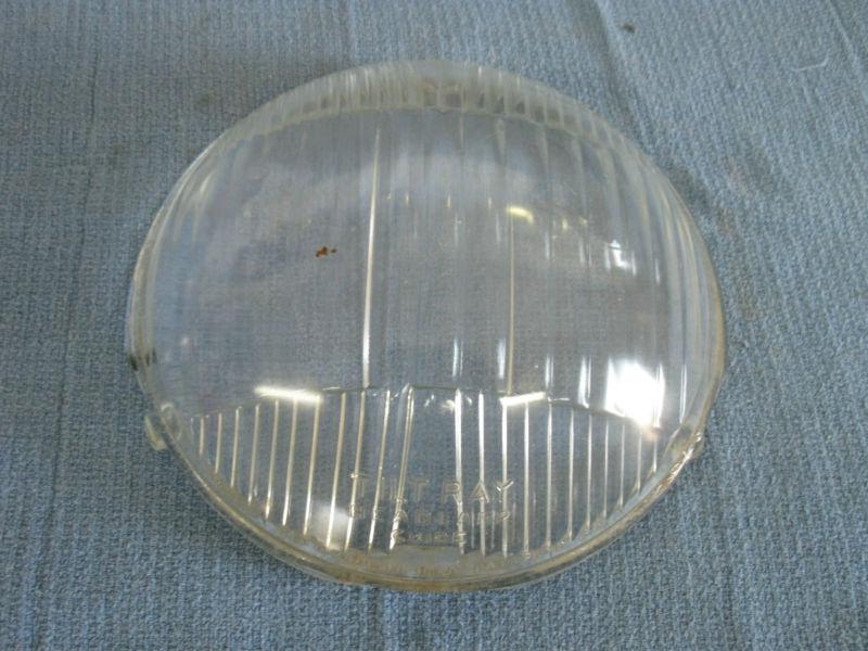 1937 38 chevy passenger 7 '' glass head  light glass lens  tilt ray guide 1013