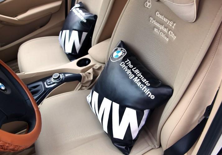 Modified car interior bmw peugeot pillow cushion * 2