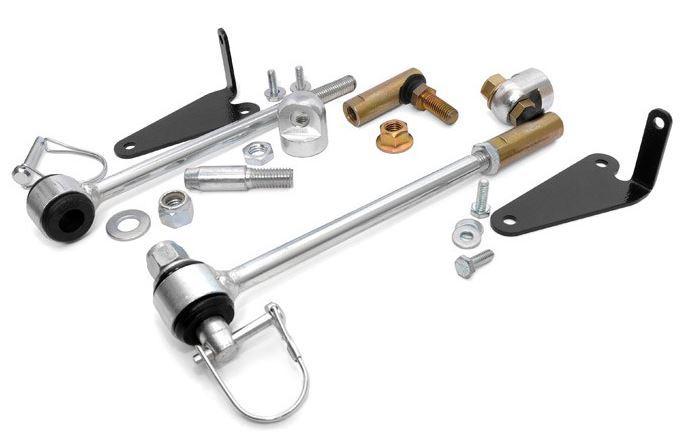 Rough country jeep tj/lj front sway-bar disconnects (4-6in)