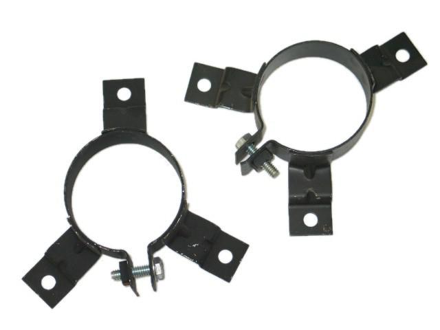 1953-1955 corvette exhaust extension clamps to body