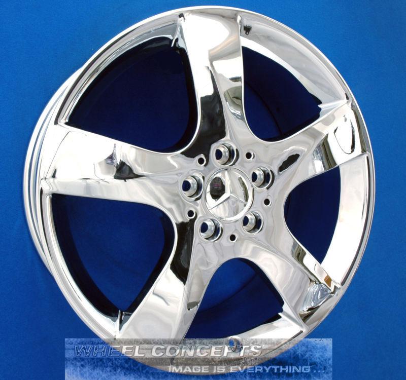 Mercedes r350 19" chrome wheel exchange r 350 bluetec