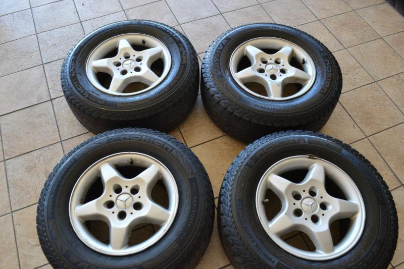 Mercedes benz oem ml350 ml320 glk350 r350 16" wheels and nokian 245/70/16 tires