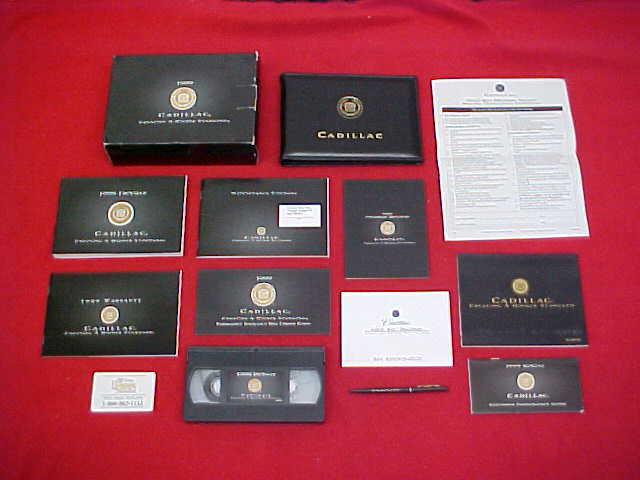 1999 original cadillac deville owners manual service guide kit video 99 w/ case