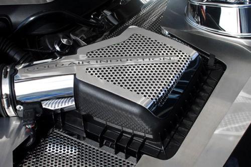 Acc 273052 - 11-13 ford mustang air box cover polished car chrome trim
