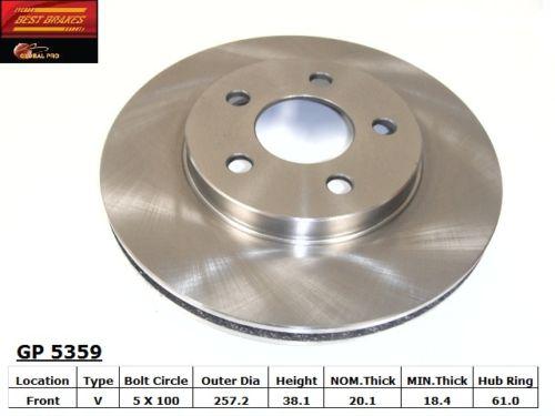 Best brakes usa gp5359 front brake rotor/disc-disc brake rotor