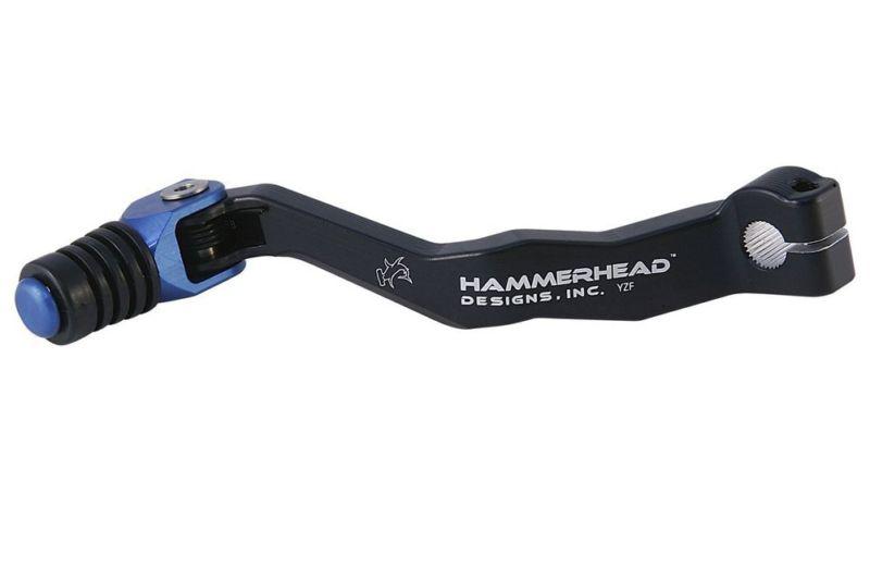 Hammerhead rubber boot tip shift lever kit +10mm offset blk blue for yam yz450f