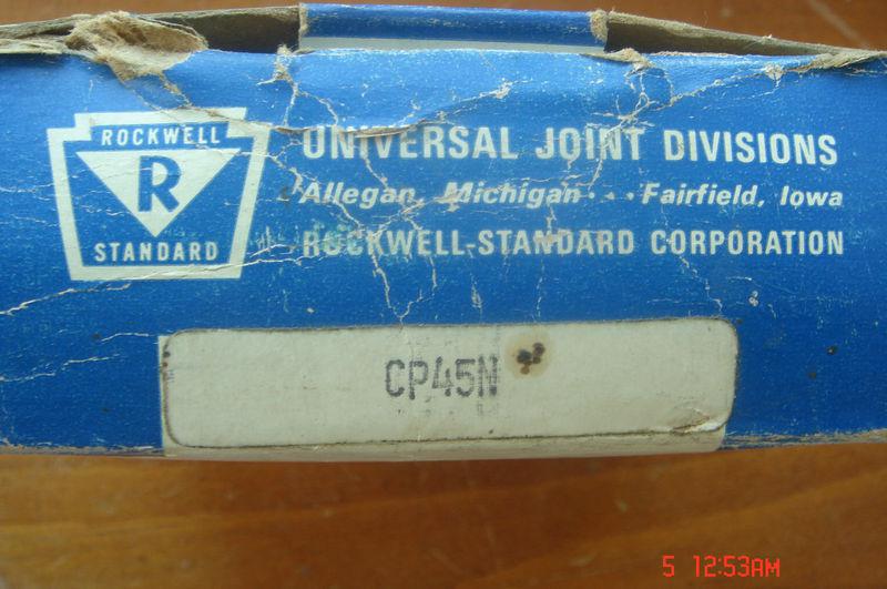 Nos rockwell standard universal joints cp45n   