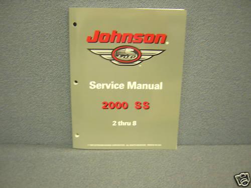 2000 johnson 2 thru 8 h.p. service manual