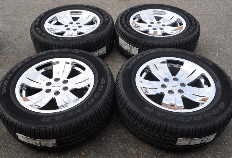 20" chevrolet tahoe silverado 1500 truck chrome wheels rims tires - 5329