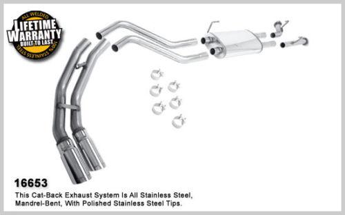 Magnaflow 16653 toyota truck tundra stainless cat-back system exhaust