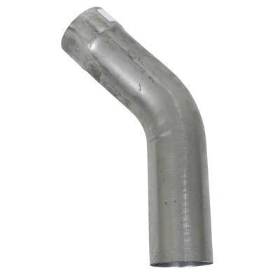 Schoenfeld exhaust elbow 3.5" od 45 degree bend steel 3545