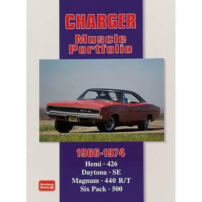 Motorbooks intl 781855202610 book charger muscle portfolio 1966-1974 140 pg ea