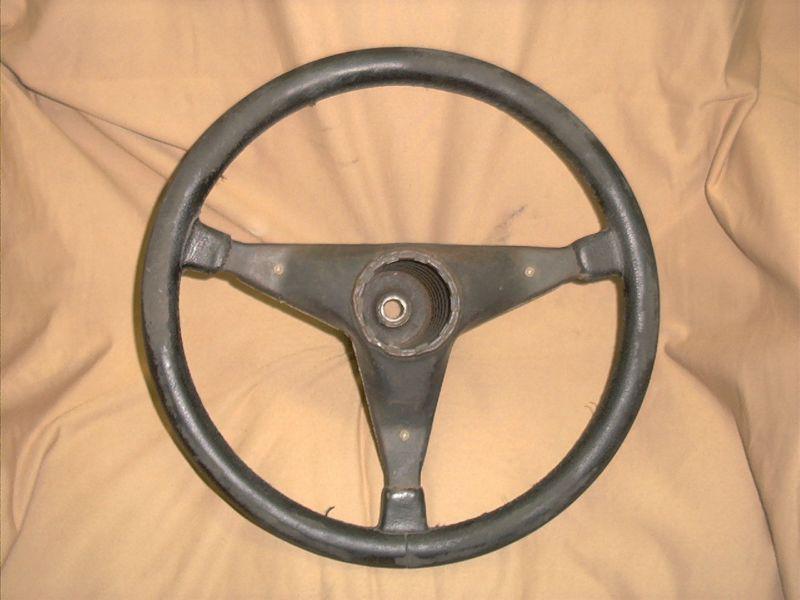 1971- detomaso pantera original steering wheel & lower cover shield