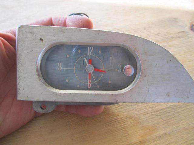 Vintage 1960 ford dash clock borg clock div. 12volt galaxie fairlane sedan