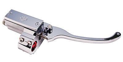 Jaybrake classic-style chrome brake control hyd solid lever 5/8” bore harley