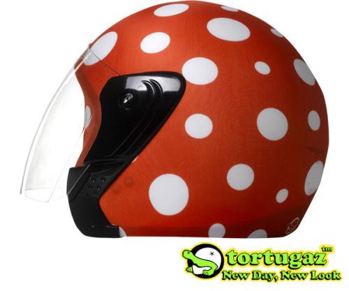 New mushroom style helmet cover tortugaz for open face motorcycle free shipping