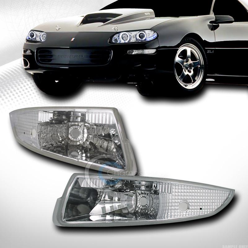 Chrome clear lens front signal parking bumper lights lamps k2 93-02 chevy camaro