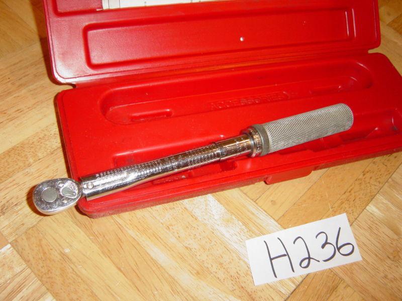 SNAP ON TOOLS 3/8 DRIVE INCH POUND ADJ. CLICK TYPE FIXED - RATCHET TORQUE WRENCH, US $164.99, image 10