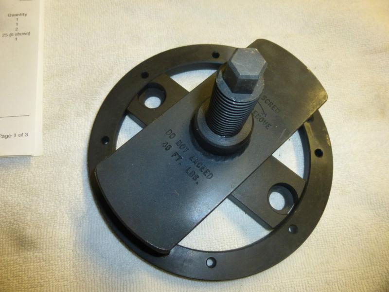 Cummins rear main seal removal/install tool isb common rail 3164660 