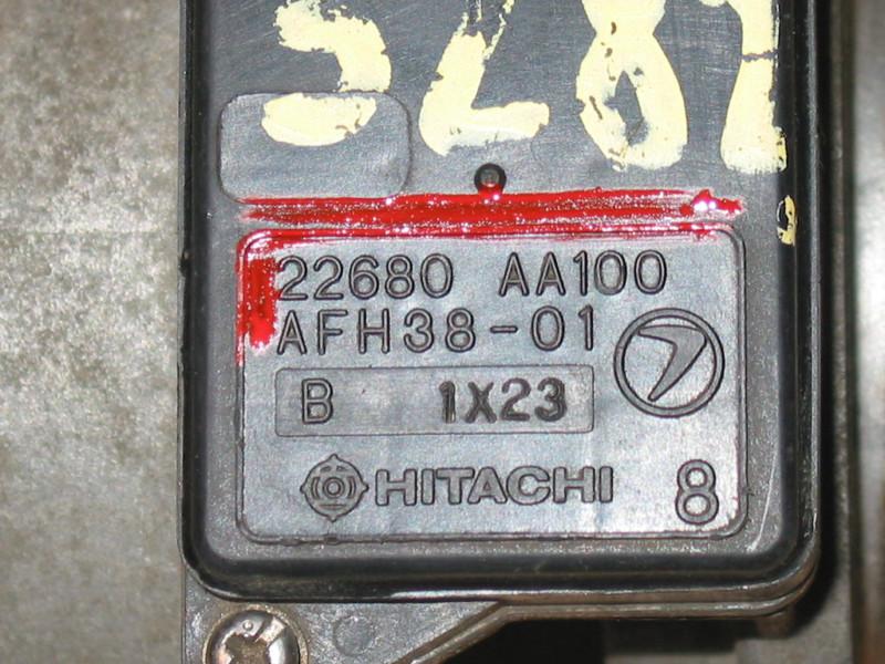 Subaru air flow meter sensor afh38-01 afh3801  1x23