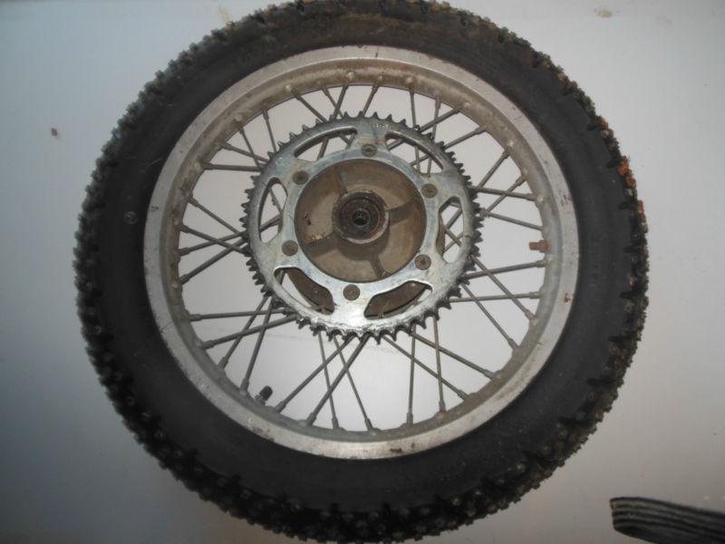 Studded kenda ice tires suzuki pe175 rm125 rm100 wheels rims