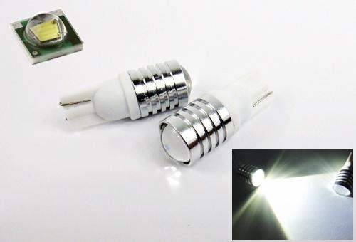 Cree smd q3 led projector bulb t10 168 194 2825 parking turn signal light white