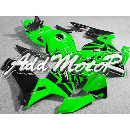 Injection molded fit 2005 2006 cbr600rr 05 06 green black fairing 65n27