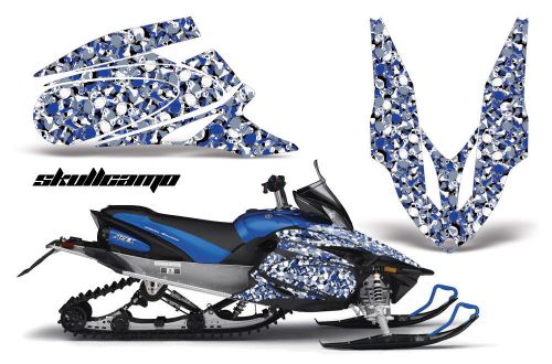 Yamaha apex graphic sticker kit amr racing snowmobile sled wrap decal 6-11 skull